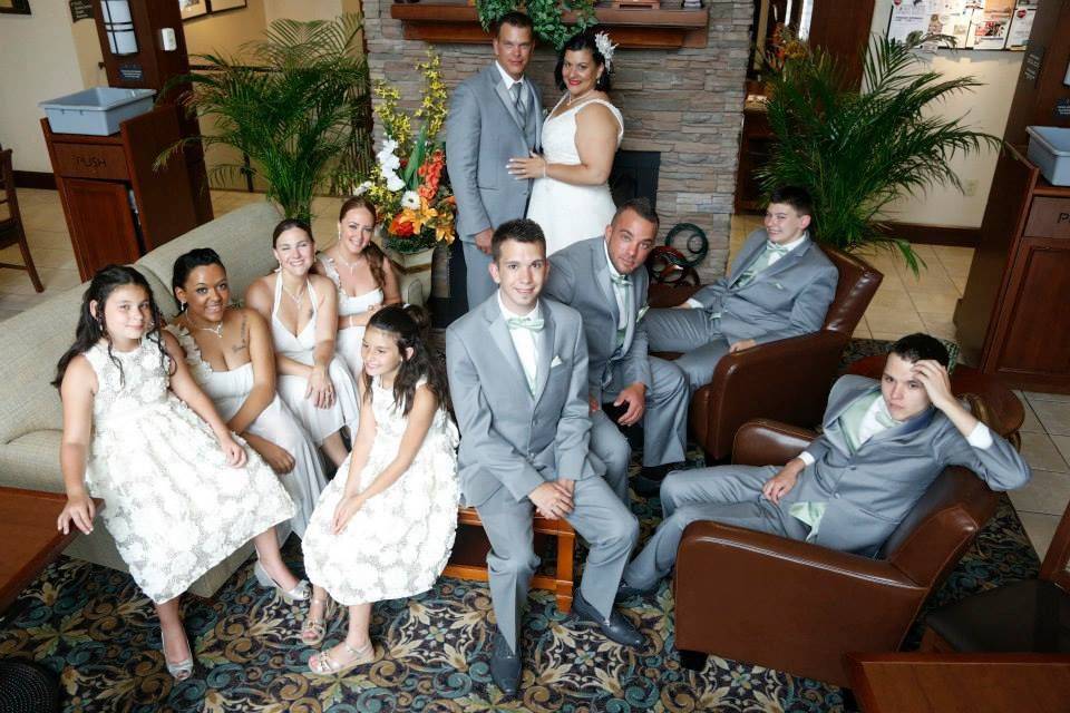 The wedding party