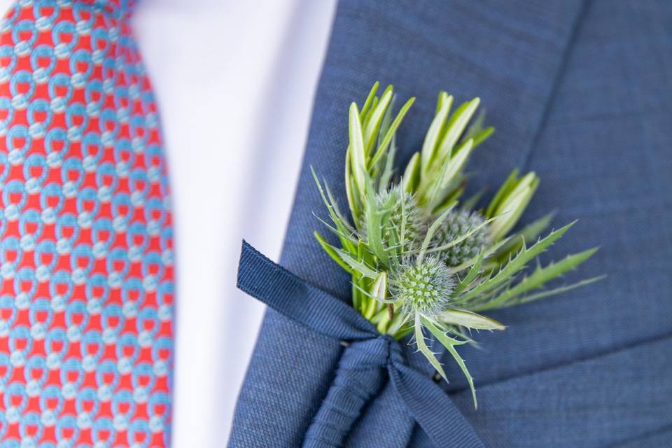 Michael's boutonniere