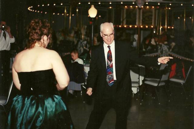 Guests dancing