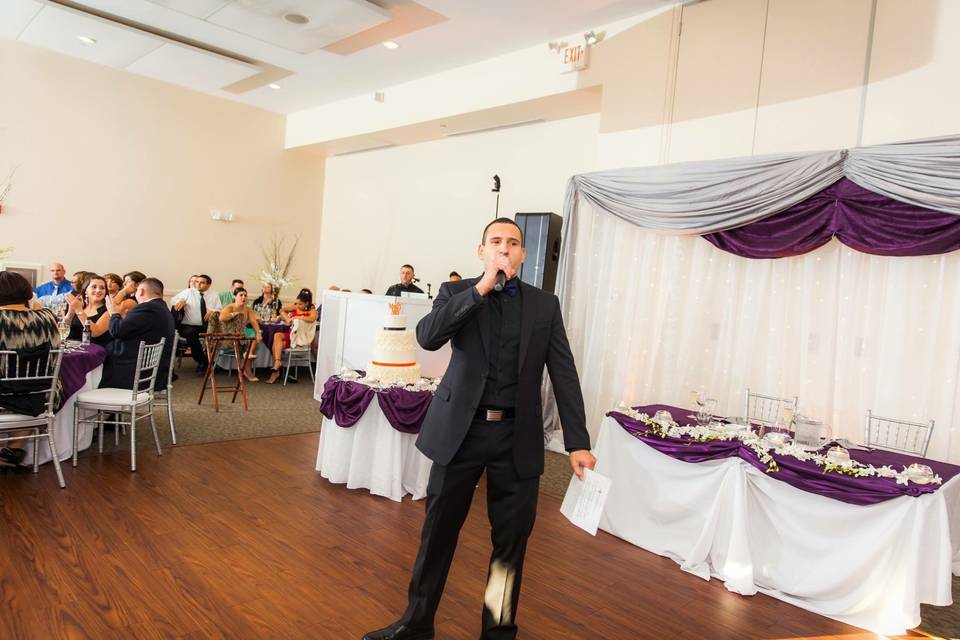 Wedding emcee