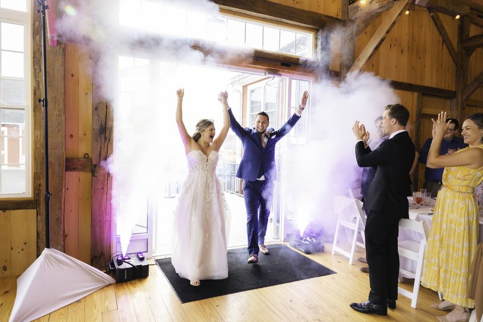 That's how to make an entrance