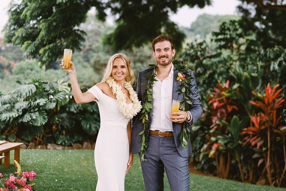 Sharing a toast