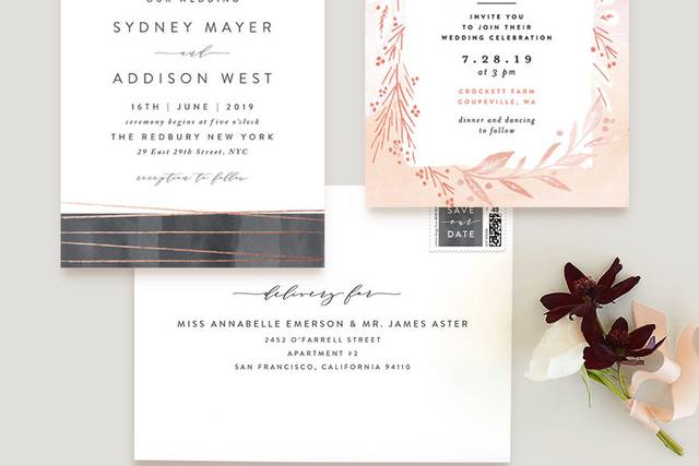 Minted - Wedding Invitations - San Francisco, CA - WeddingWire