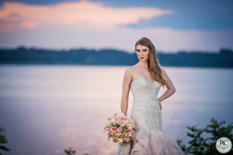 Bride by the sea