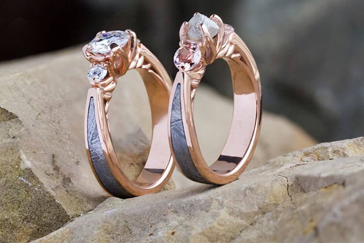 Rose Gold Diamond Engagement Ring — Quercus Raleigh Custom Engagement Rings