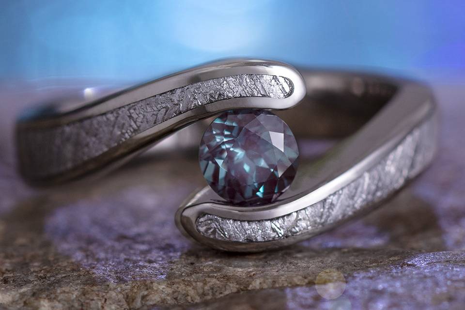 Alexandrite and Meteorite