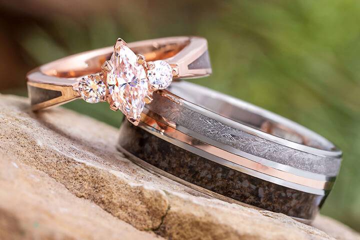 Rose Gold Diamond Engagement Ring — Quercus Raleigh Custom Engagement Rings