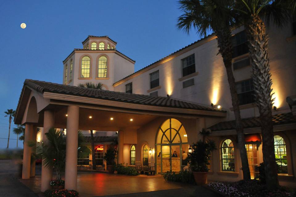 FRONT OF THE HOTEL