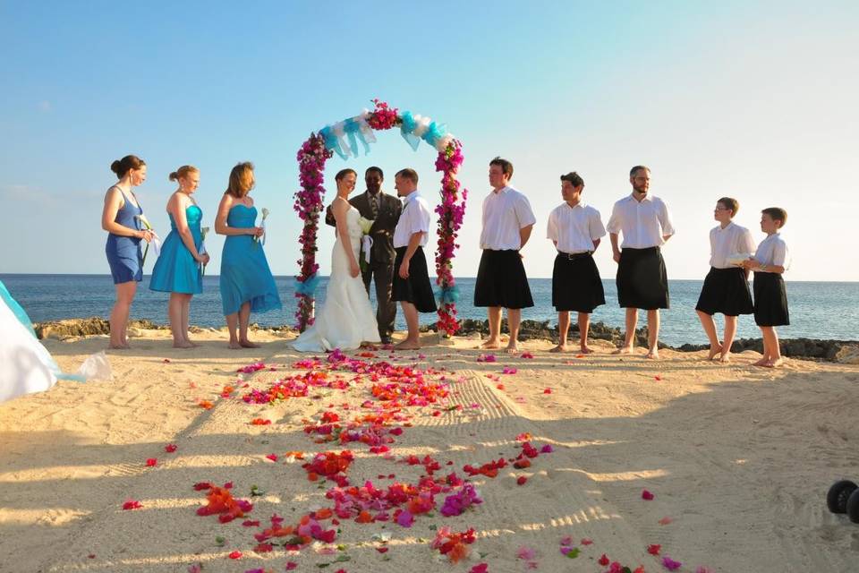 Beach wedding