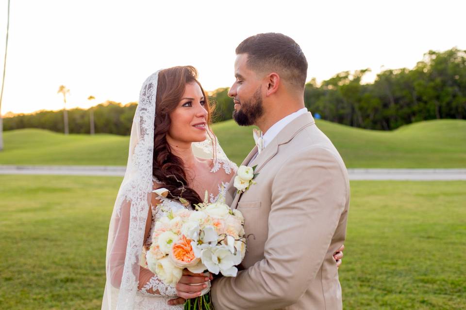 Bride and groom