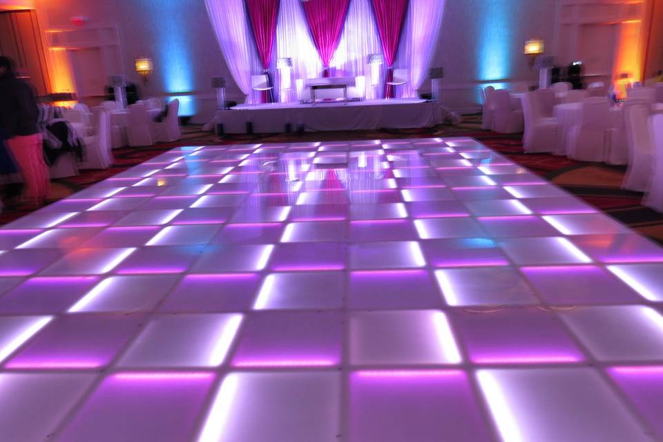 LED Dance Floor & Up-Lighting