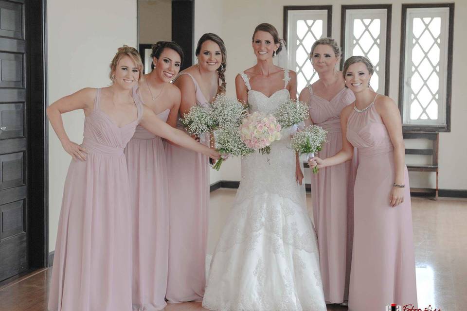 Floral Grey + Pink I-Do's