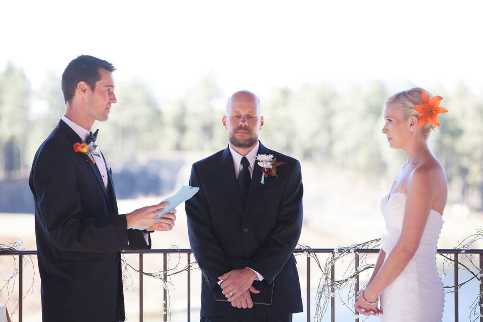 Exchanging vows