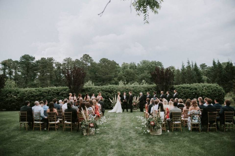 Outdoor wedding