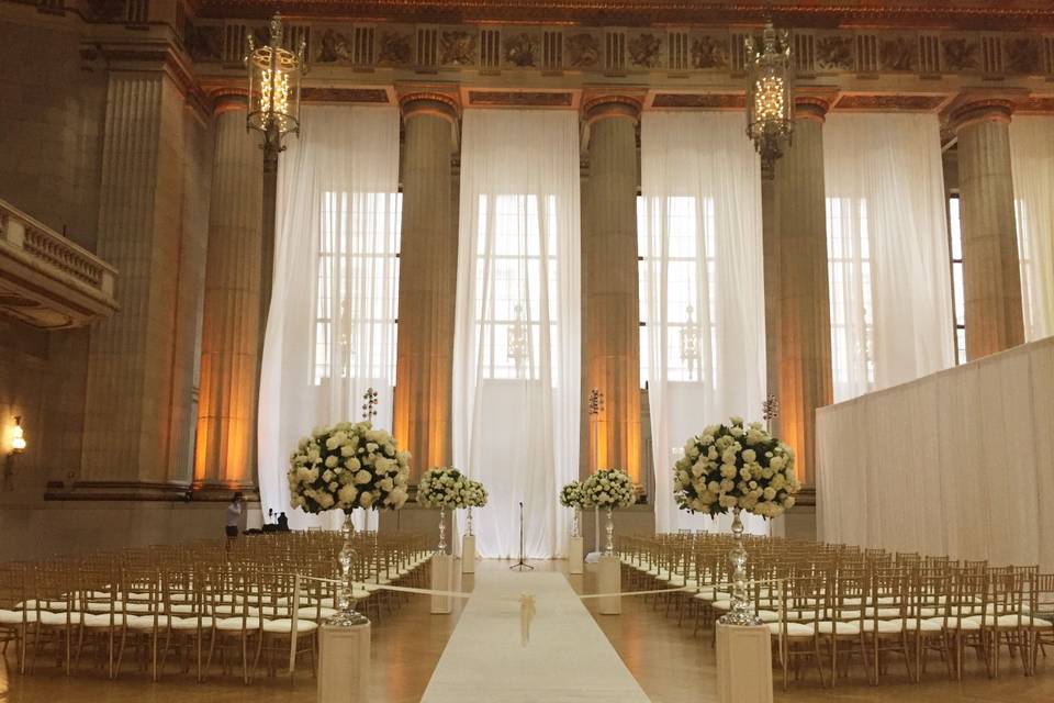 Drape as tall as the eye can see! Make sure your backdrop looks as good as you!