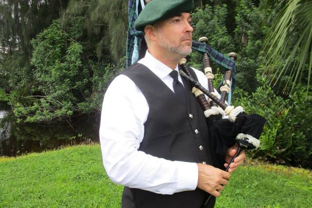 The Artist Bagpiper, James Freeman