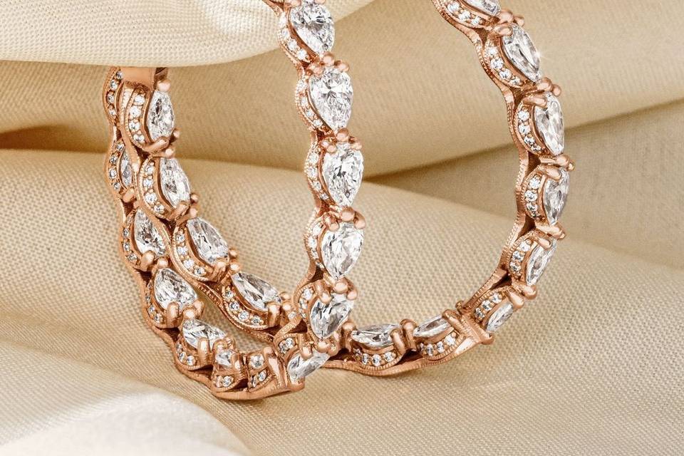 *NEW* Tacori Diamond Hoops