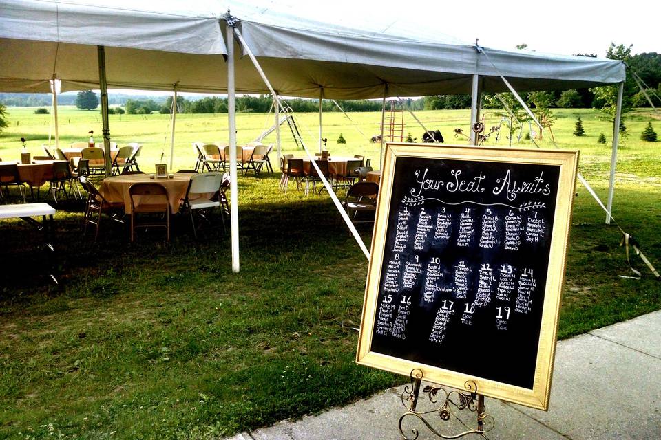 Wedding signage