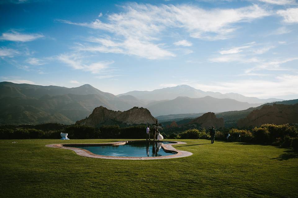 White chair setup | Matt + Jess Photography