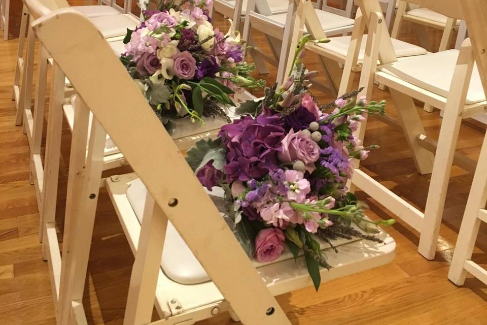 Ceremony in the galleries