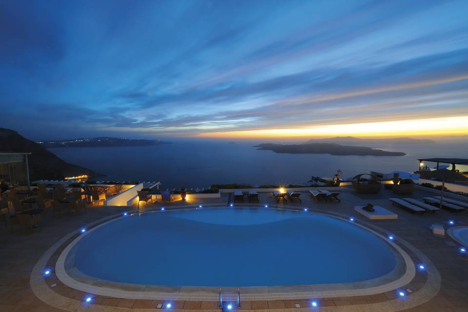 Santorini Zen Spa view