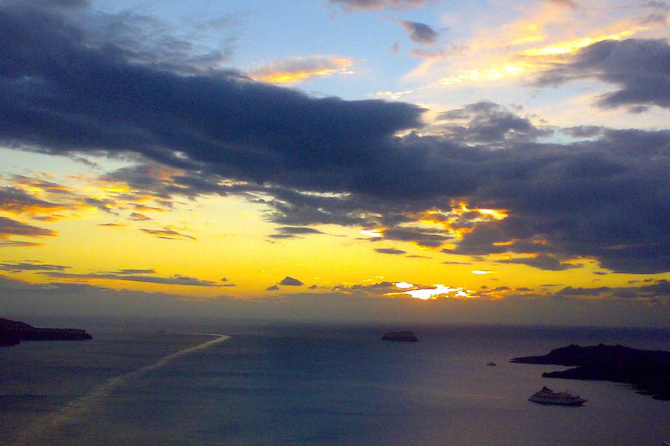 Santorini Zen Spa view