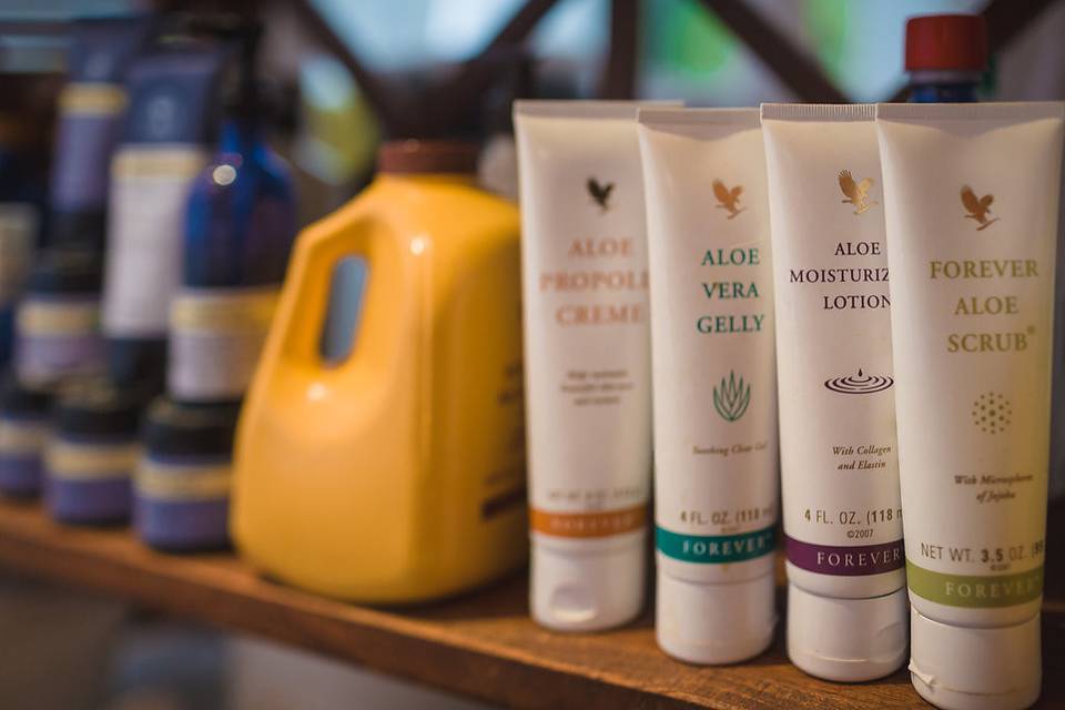 Santorini Zen Spa Aloe Vera products