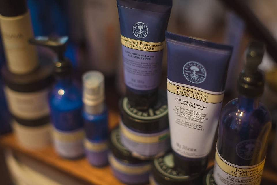 Santorini Zen Spa Neal's Yard Remedies for the treatments