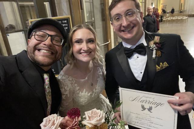 Wedding couple