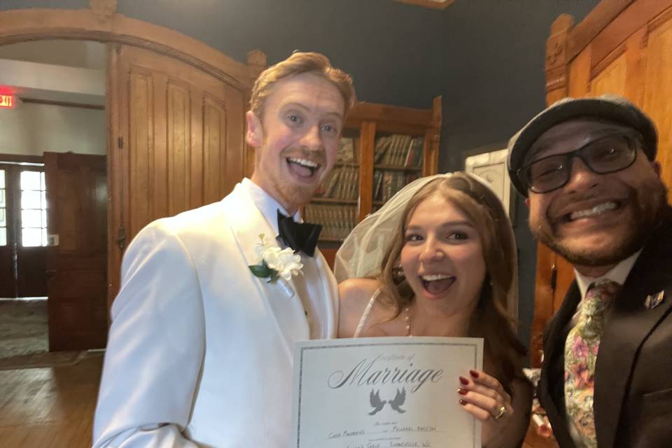Happy couple