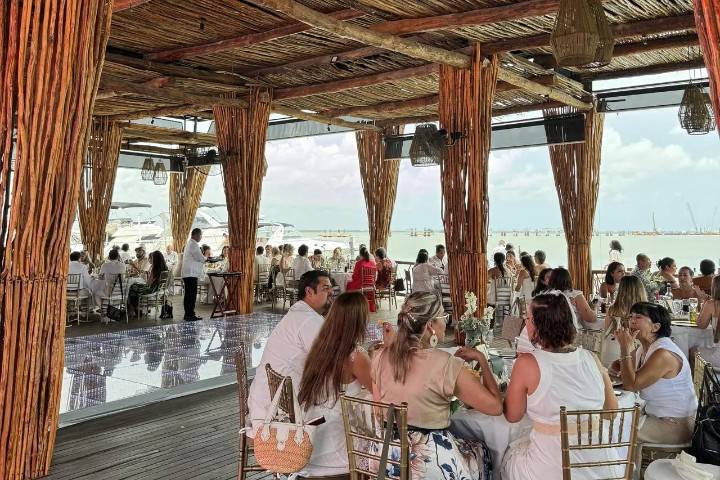 Beachside reception