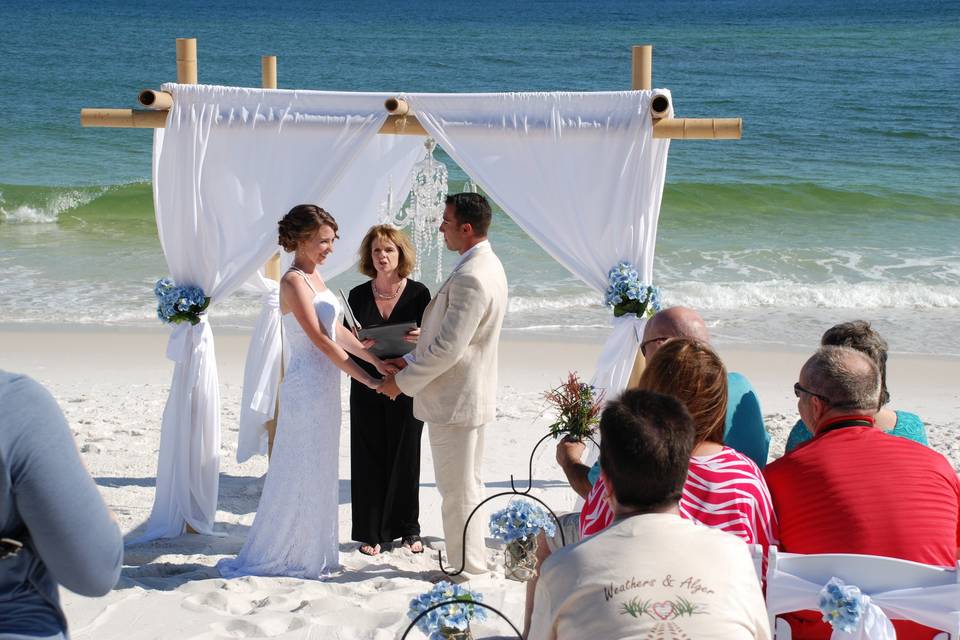 Vows in the sand