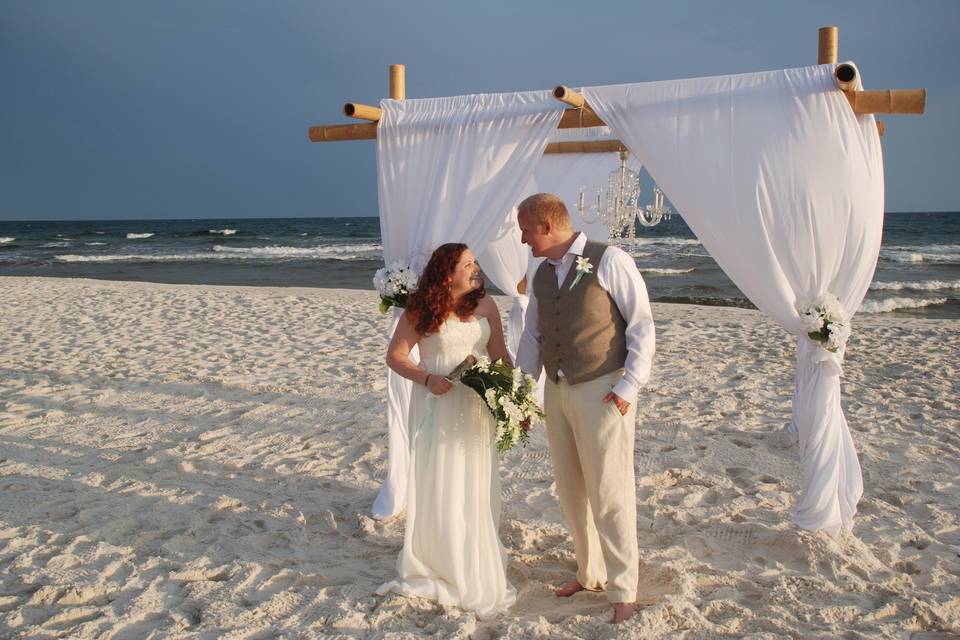 Vows in the sand