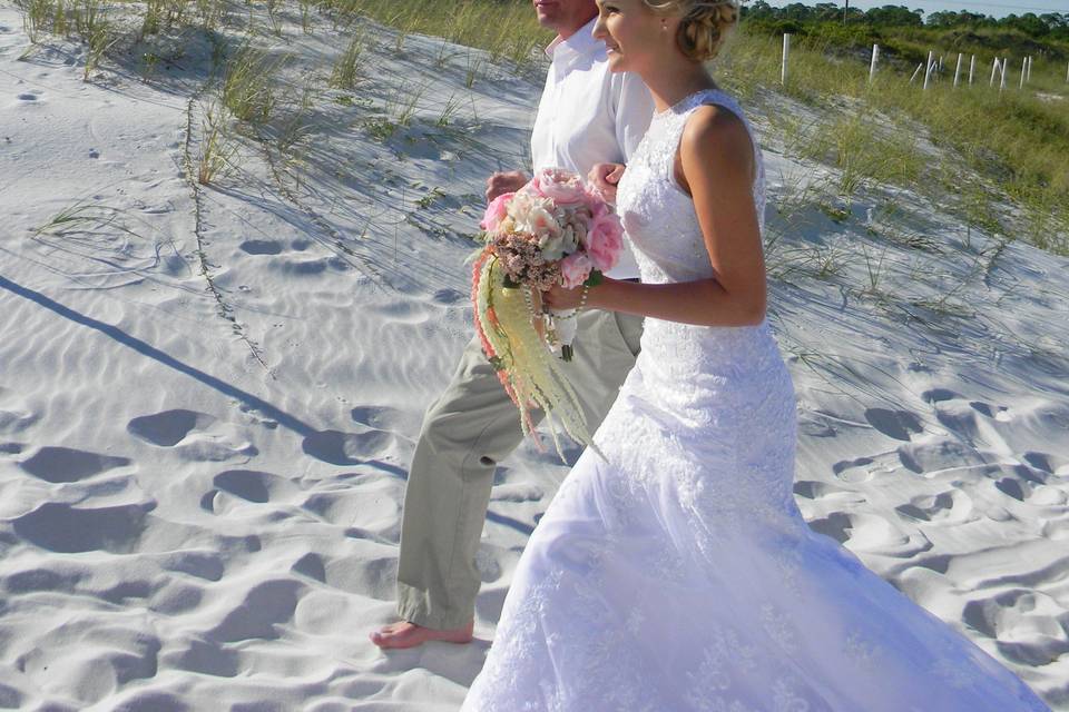 Vows in the sand