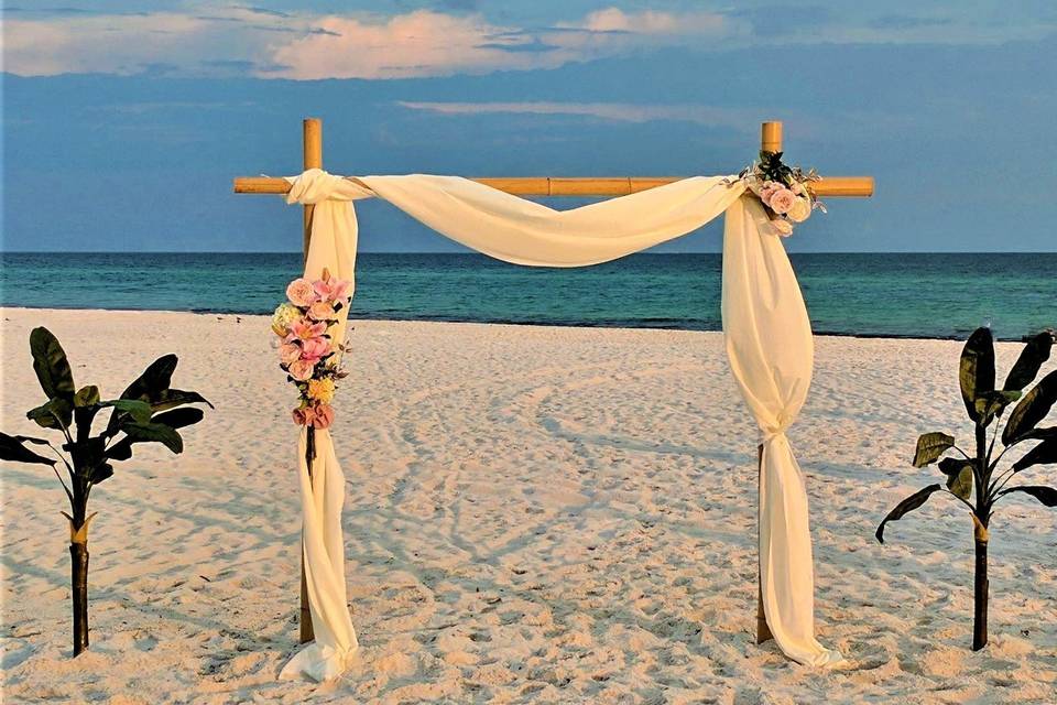 Vows in the sand