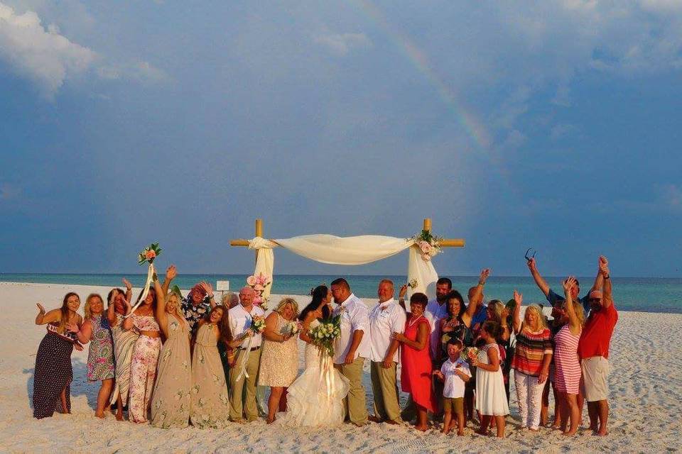 Vows in the sand