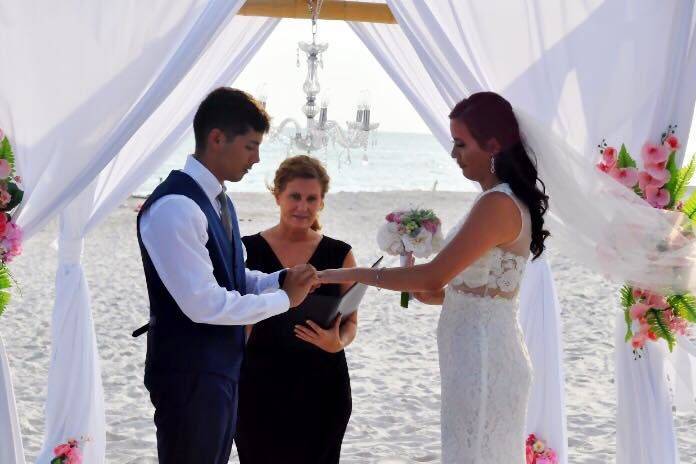 Vows in the sand