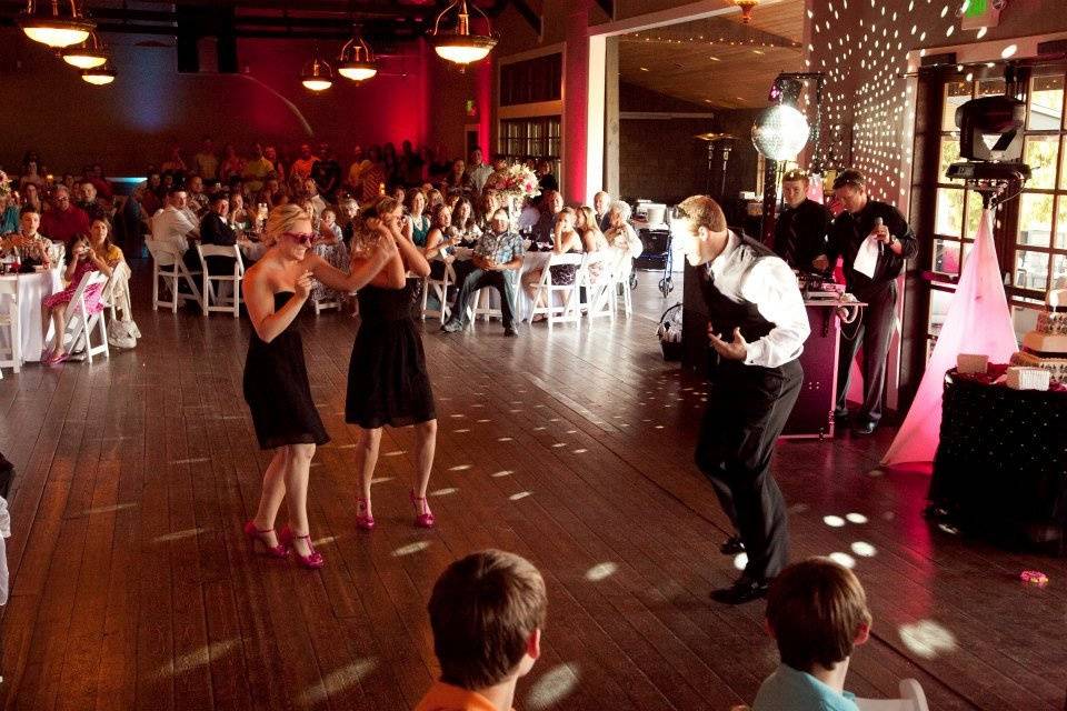 At the dance floor