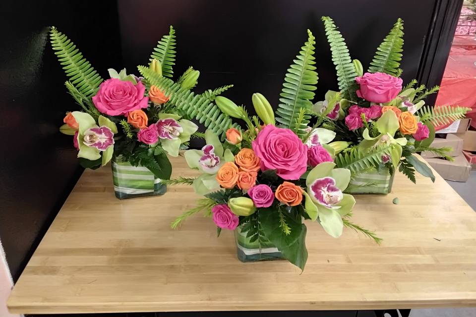 Tropical Centerpieces