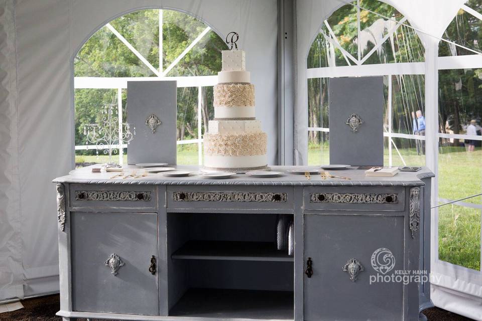 Antique  French Dessert Table