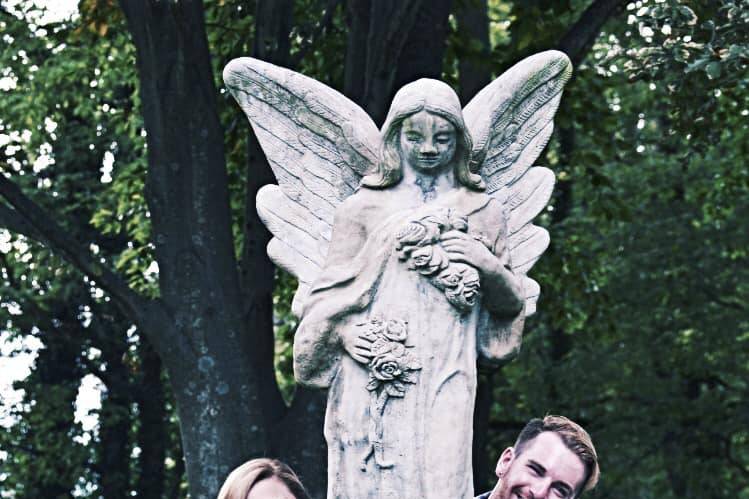 Life sized angel statue