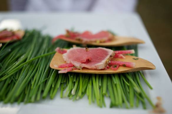 Seared Tuna and Radish Salad