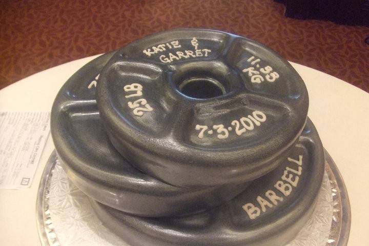 Barbel inspired cake