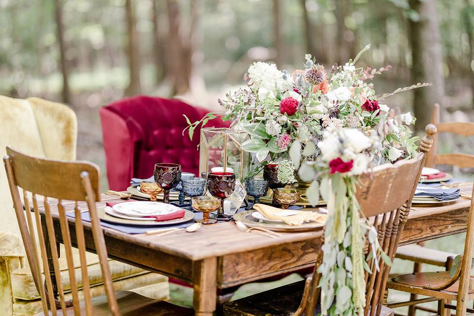 BoHo Woods Table Wide