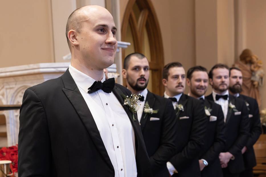 Waiting for bride
