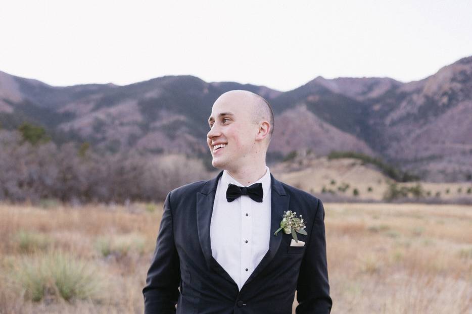 Groom portrait