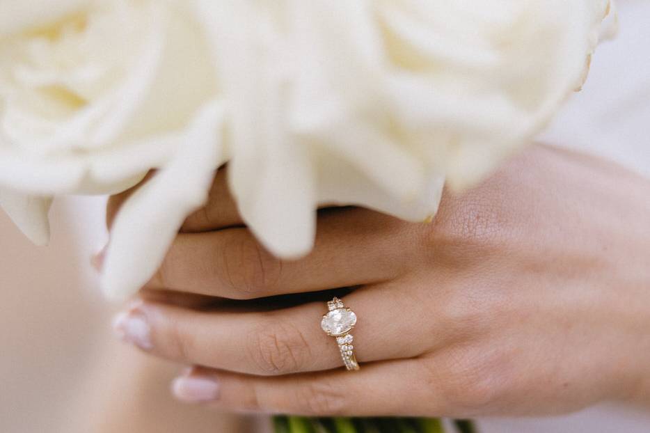 Bouquet and ring