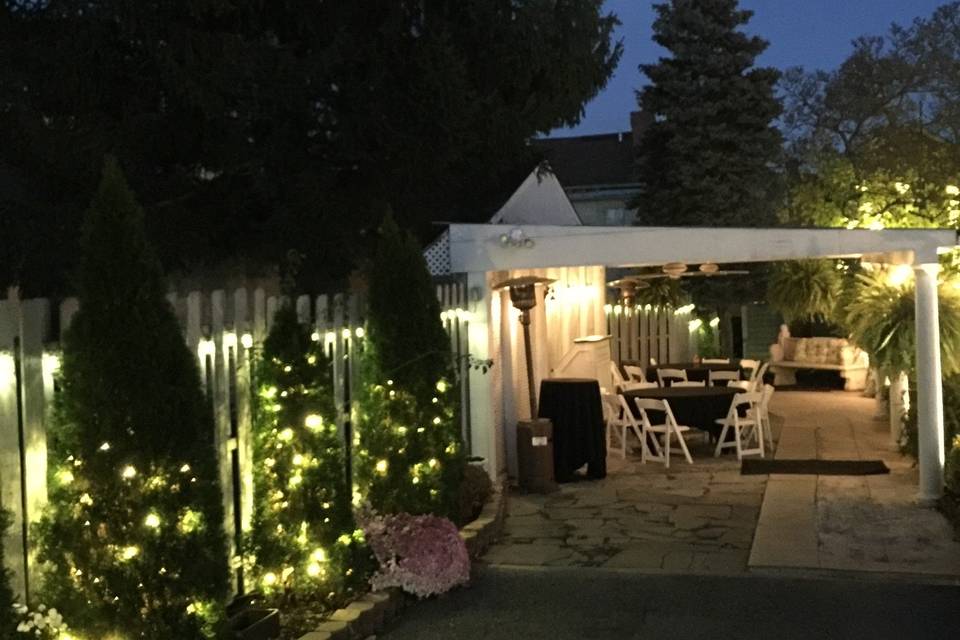 Our Garden at night