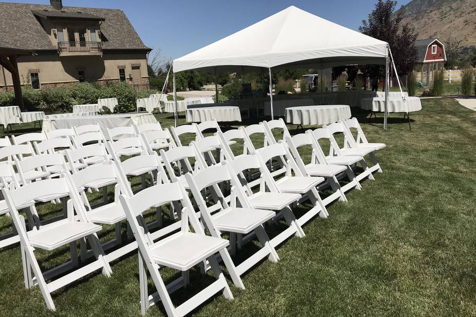 Tent and Chairs