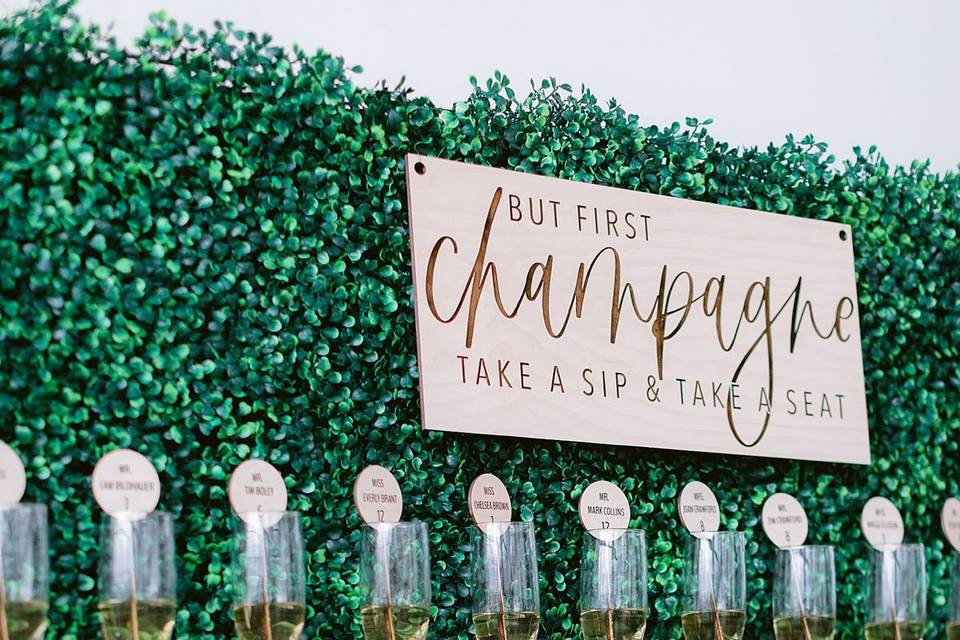 Champagne Wall